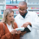 Woman and Pharmacist