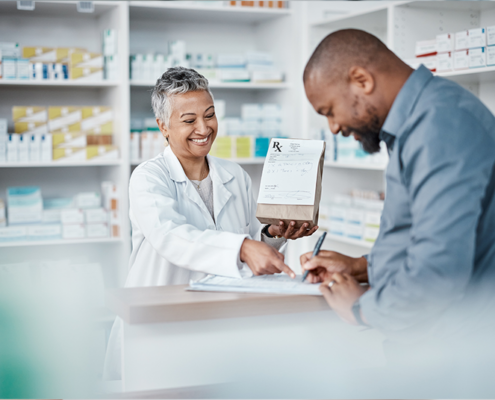 Pharmacist and Patient