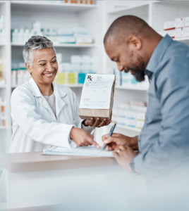 Pharmacist and Patient